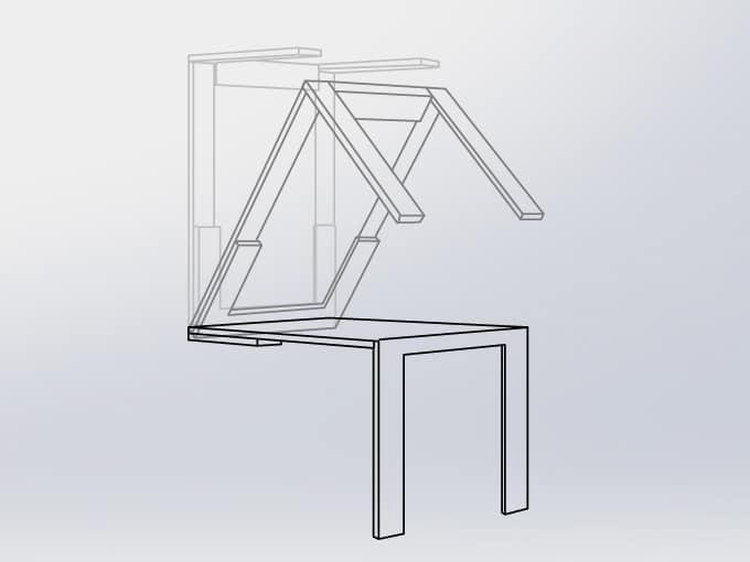 Hardware Set for DIY-Wall Folding Table – Ivydesign ...