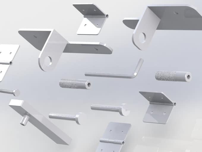 DIY Beschläge Wandklapptisch Standard | Ivydesign